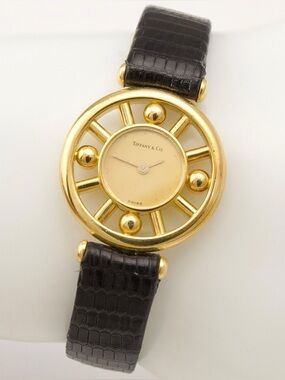 Vintage Tiffany & Co. 18K Yellow Gold Ladies Watch Paloma Picasso 1984